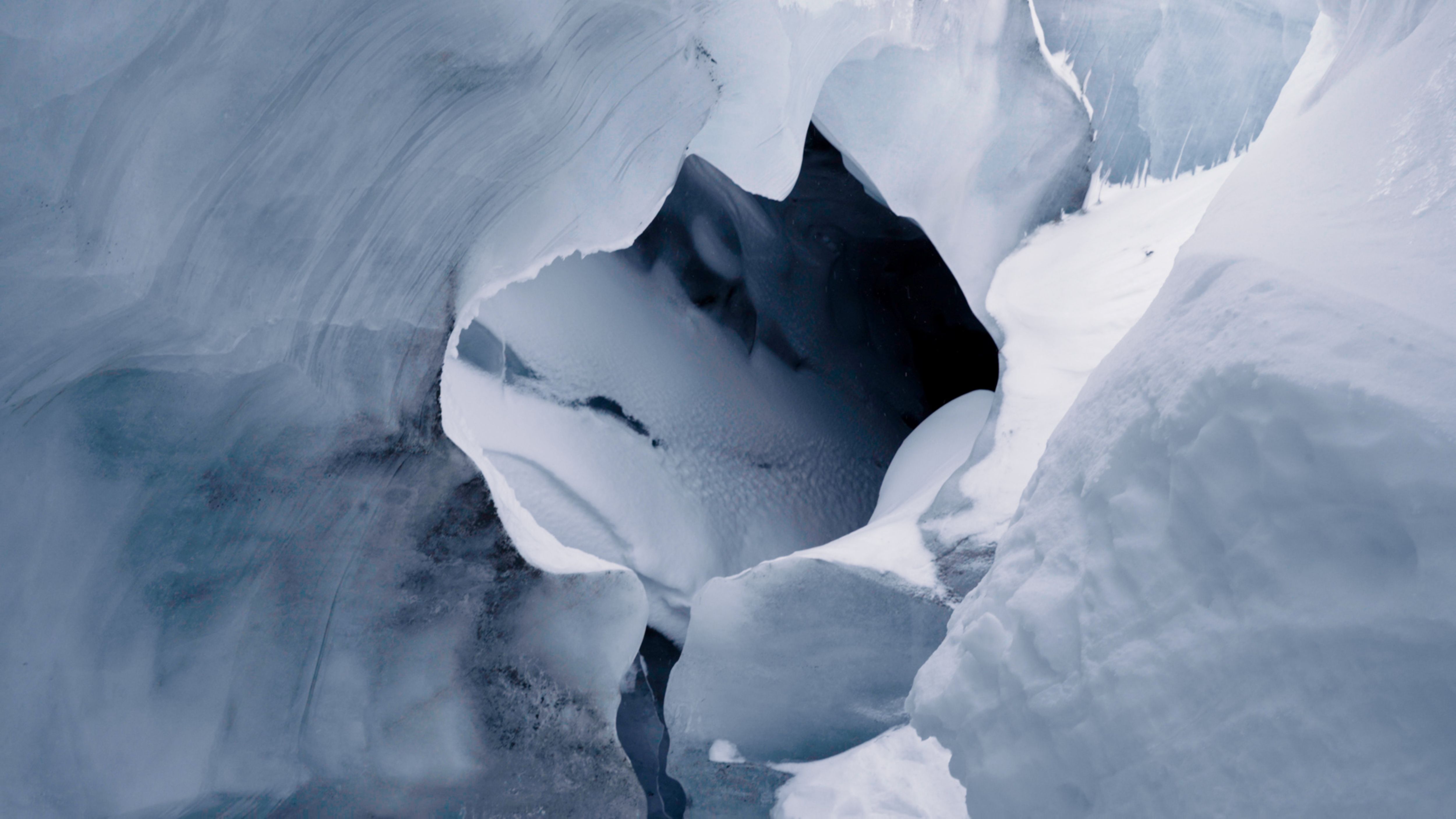 Snowmobile Safari to Ice Cave - Svalbard Adventures - Caving in