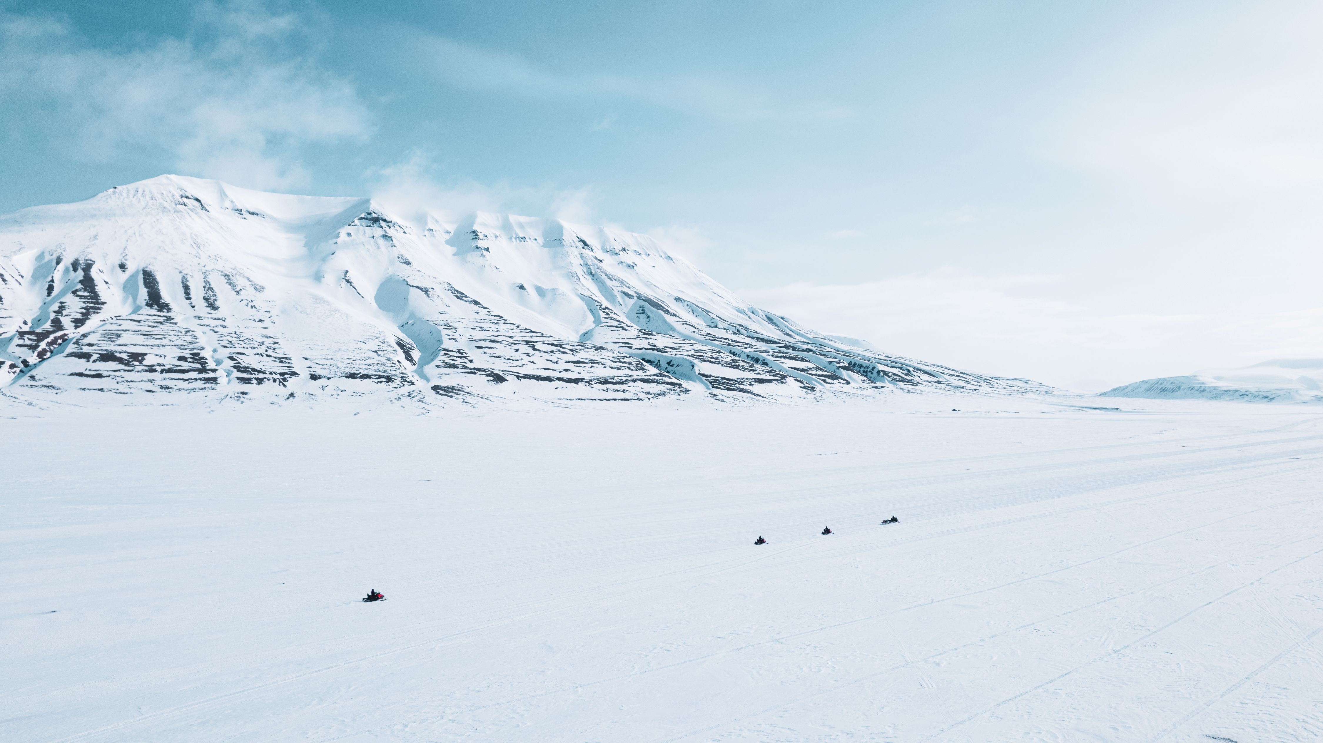 Snowmobile Safari to Ice Cave - Svalbard Adventures - Caving in